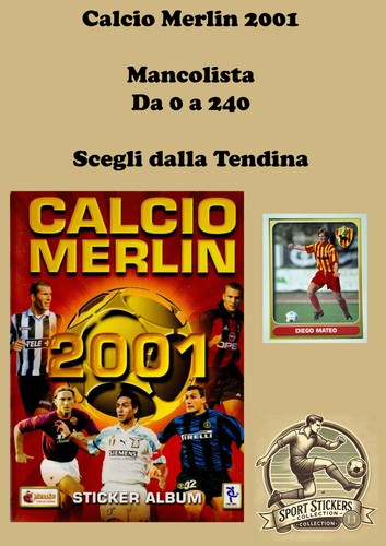 Merlin calcio 2001 nuove - 2001,