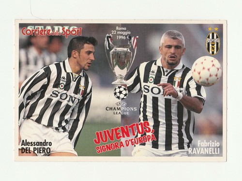 Cartolina squadra juventus - cartolina,