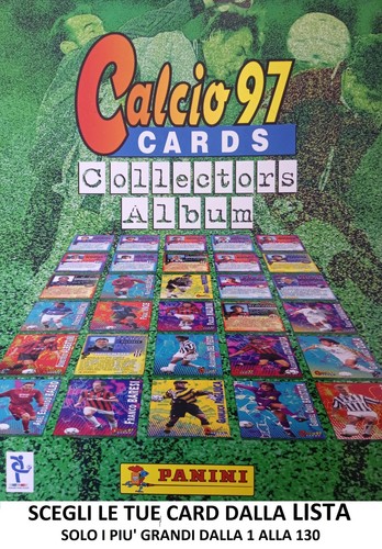 Calcio cards solo - 97, piu'