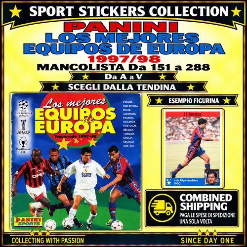 Panini equipos europa - equipos,